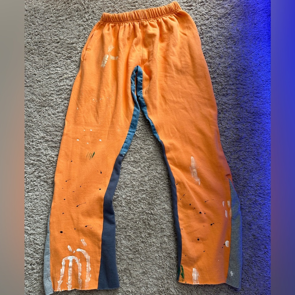 Orange Mnml sweatpants “gallery dept”